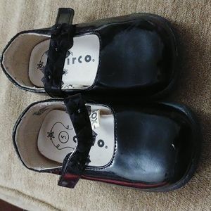 Black Patten Circo Velcro strap shoes - size 5